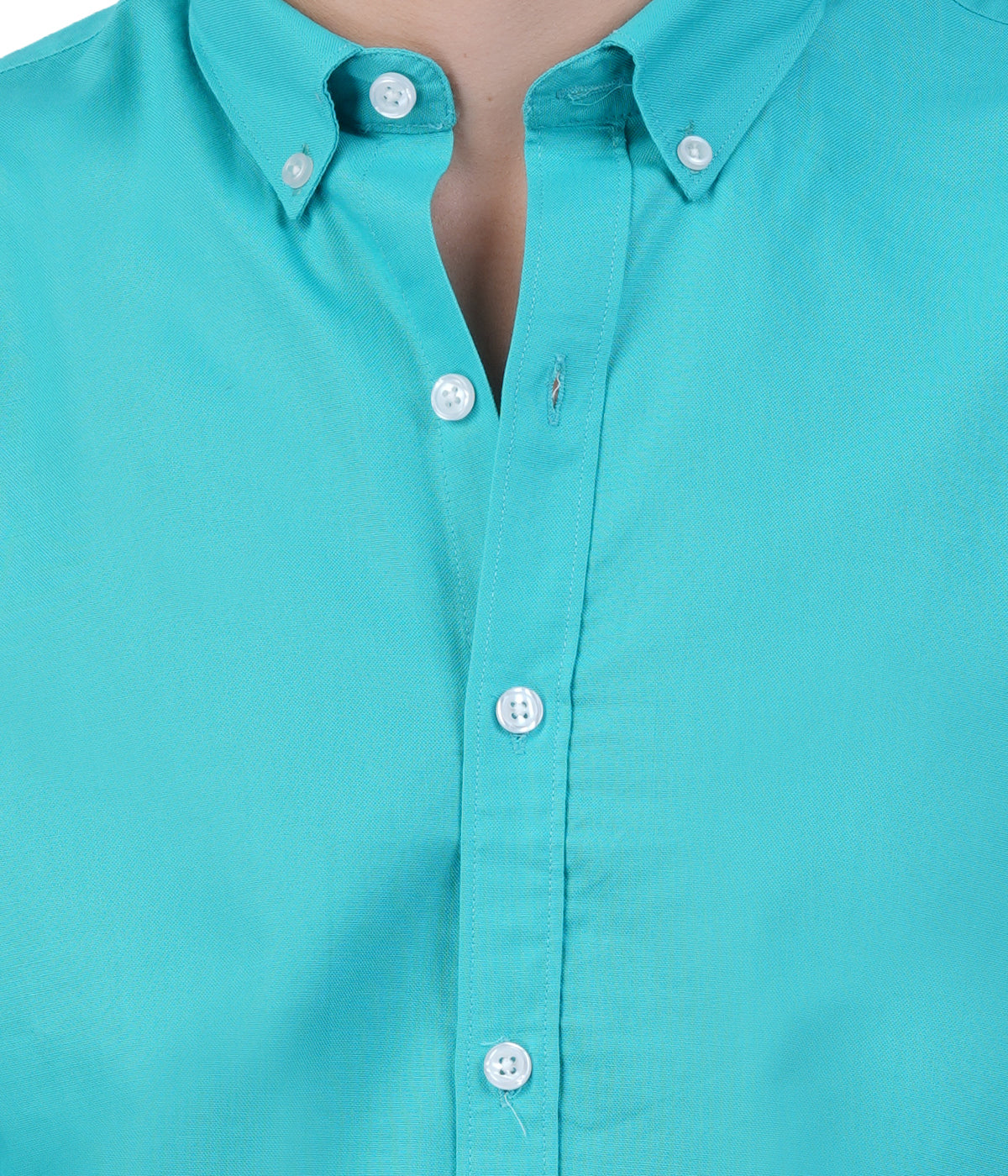 Men's Aqua Blue Shirt Full Sleeve