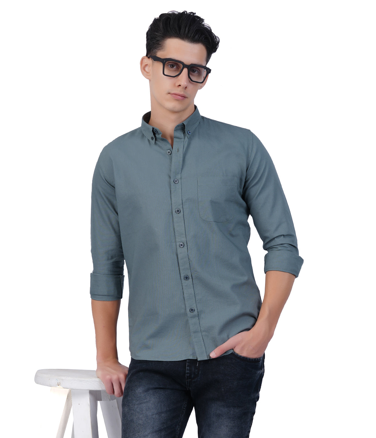 Men's Slate Blue Shirt