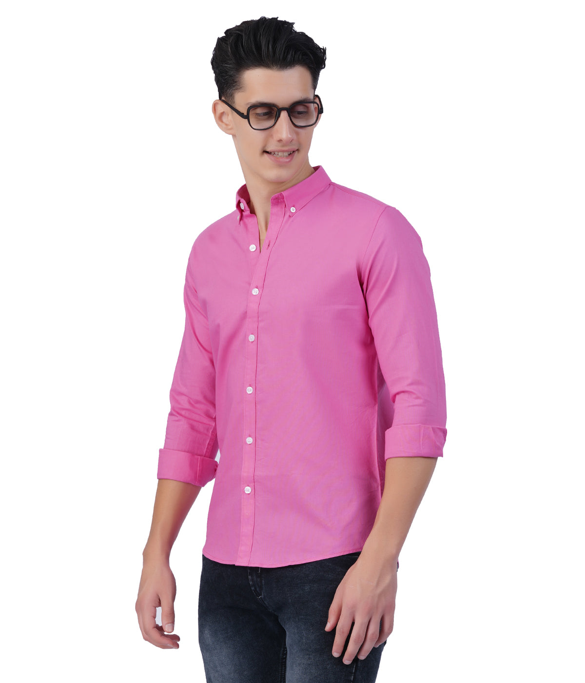 Men's Magenta Shirt Full Sleeve