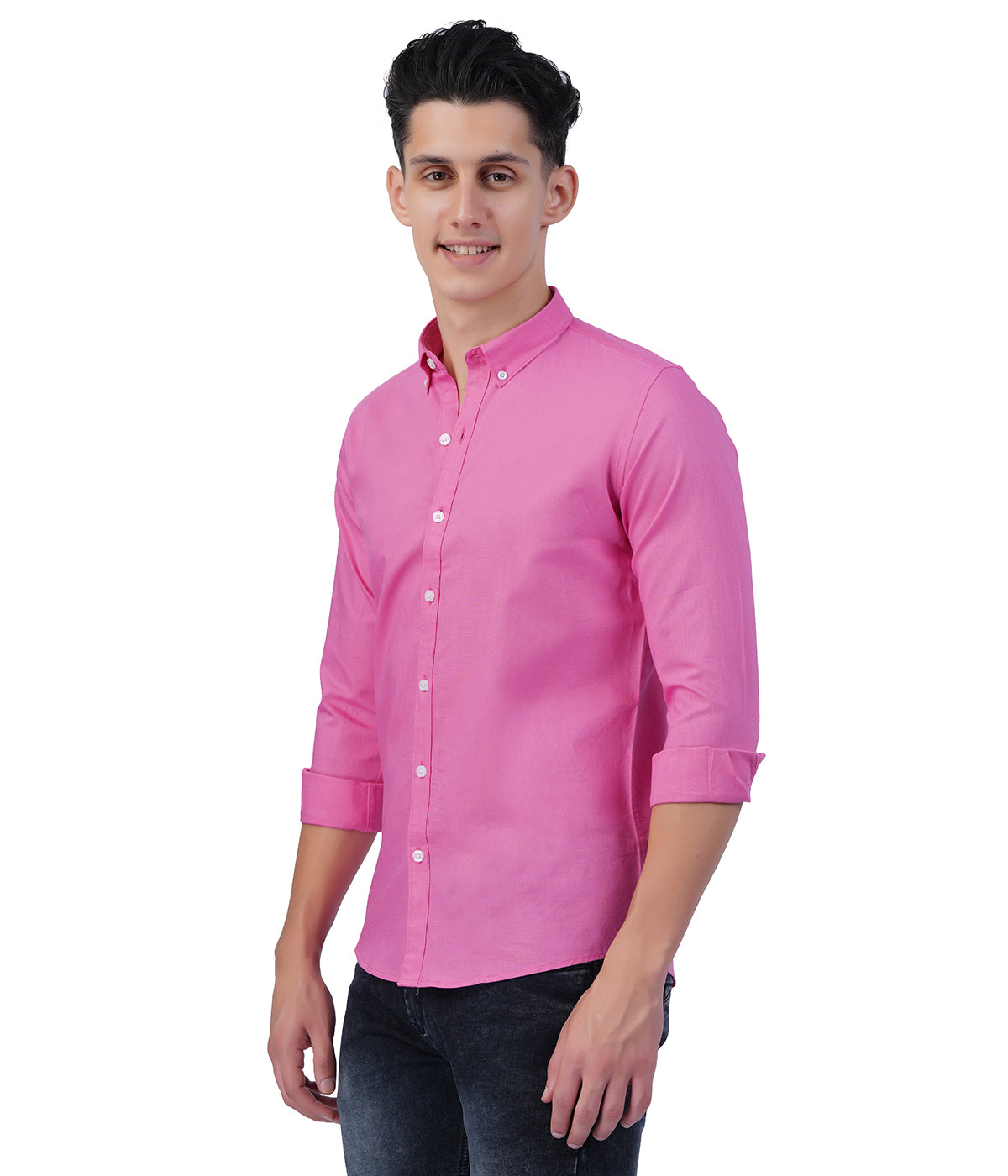Men's Magenta Shirt Full Sleeve