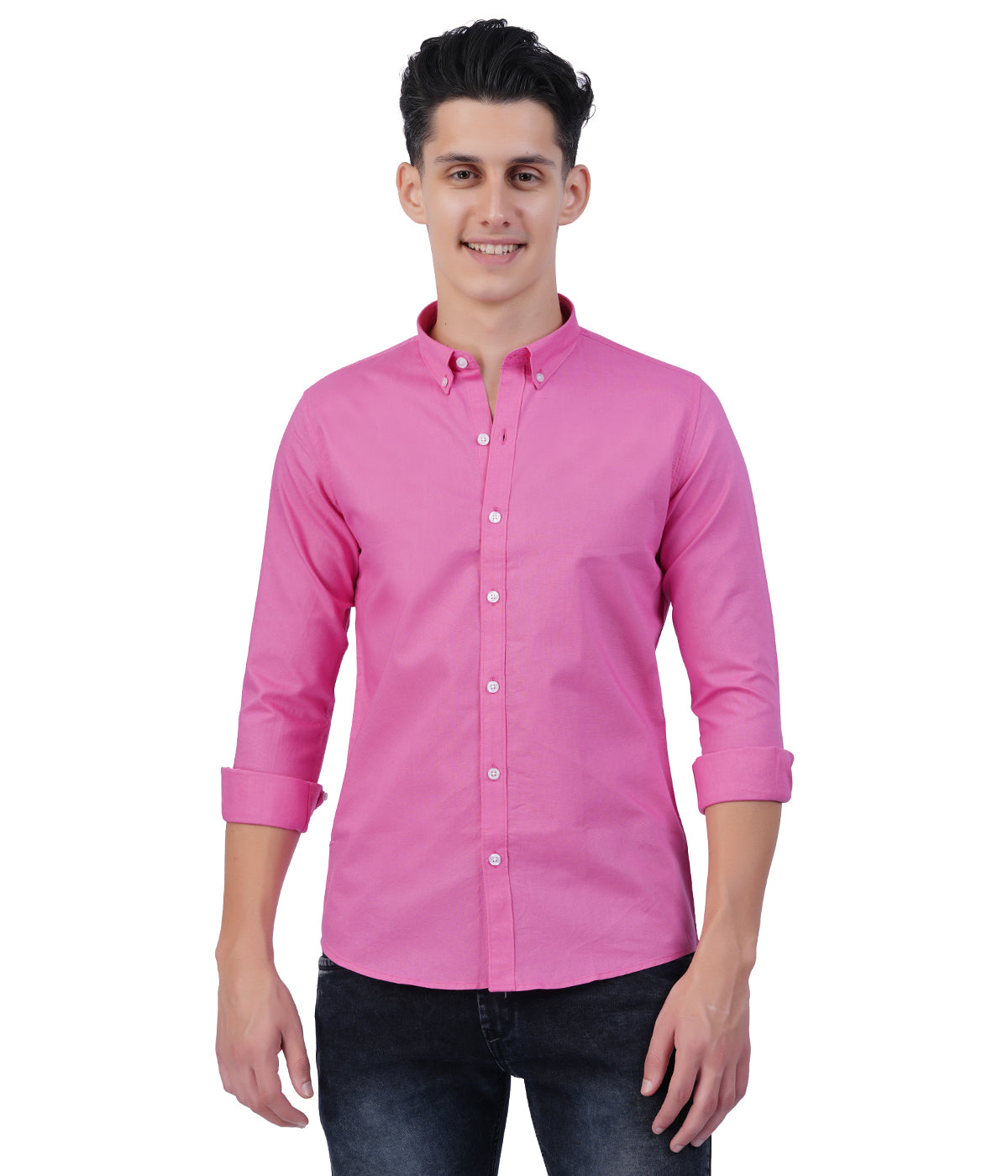 Men's Magenta Shirt Full Sleeve