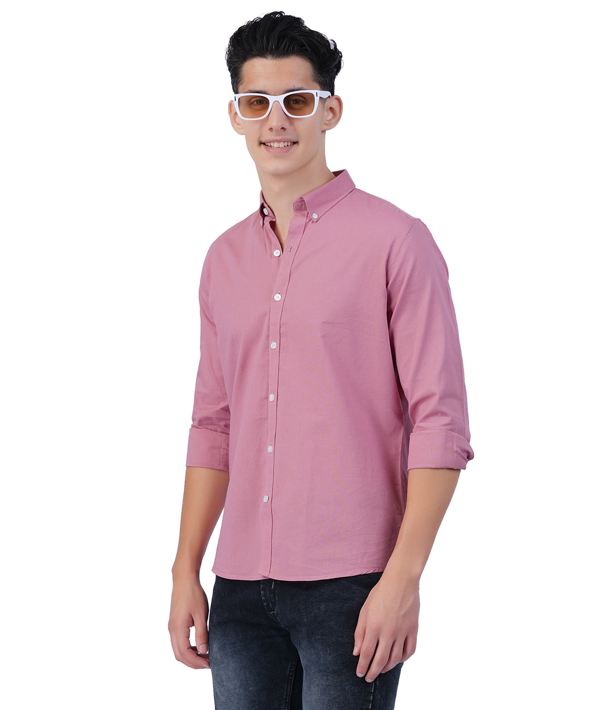 Men's Dusty Rose Shirt Full Sleeve