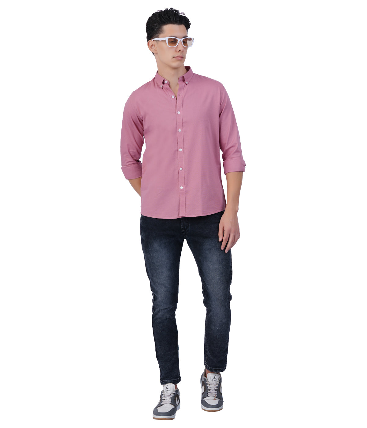 Men's Dusty Rose Shirt Full Sleeve