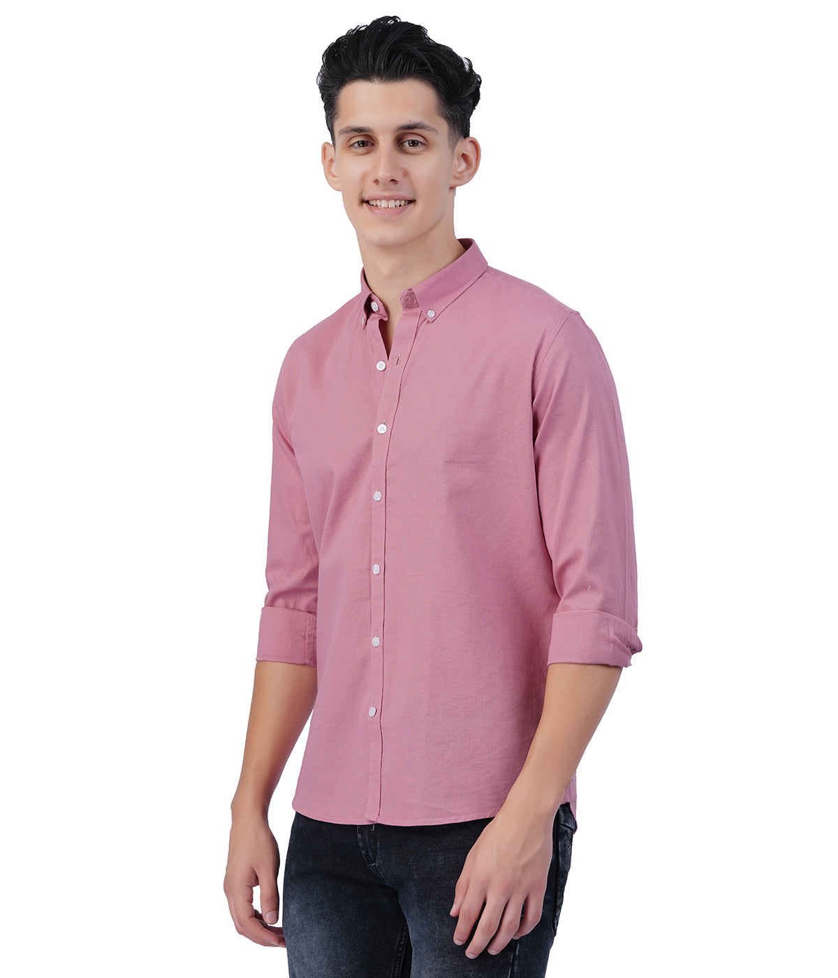 Men's Dusty Rose Shirt Full Sleeve