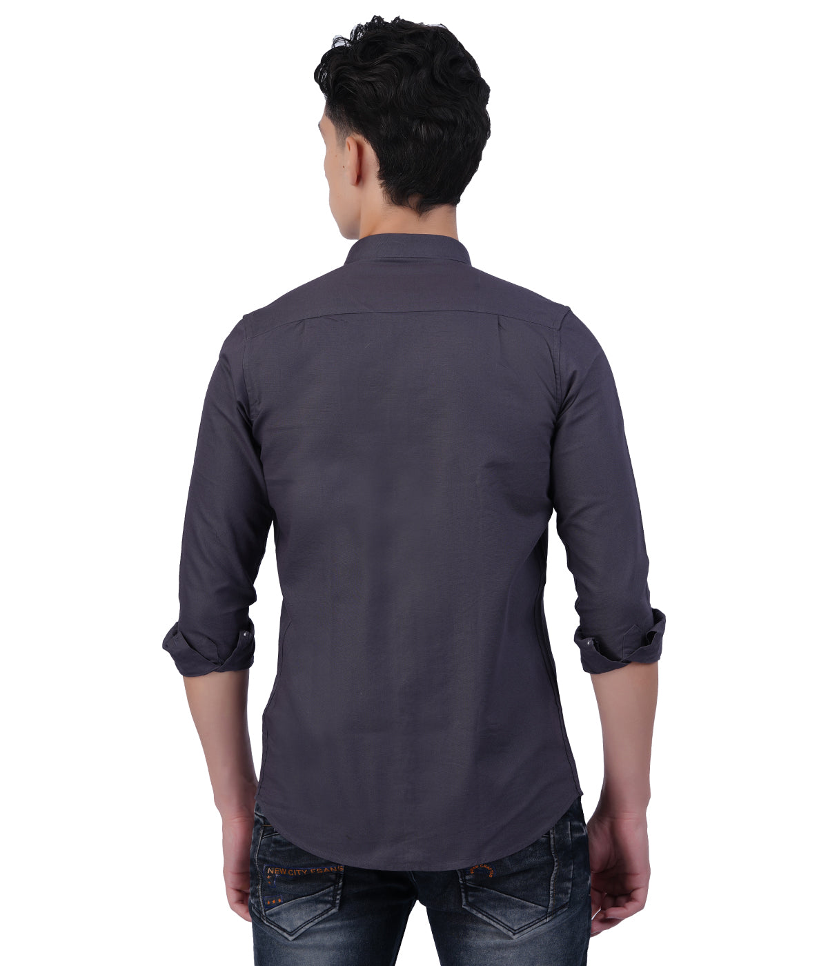 Men's Charcoal Greyish Shirt Full Sleeve
