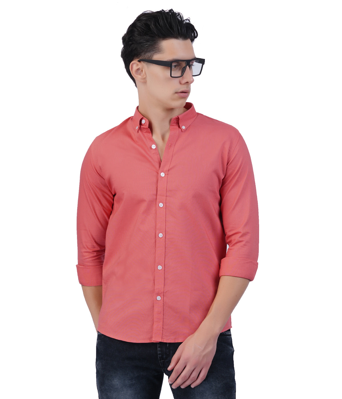 Men's Coral Shirt Full Sleeve