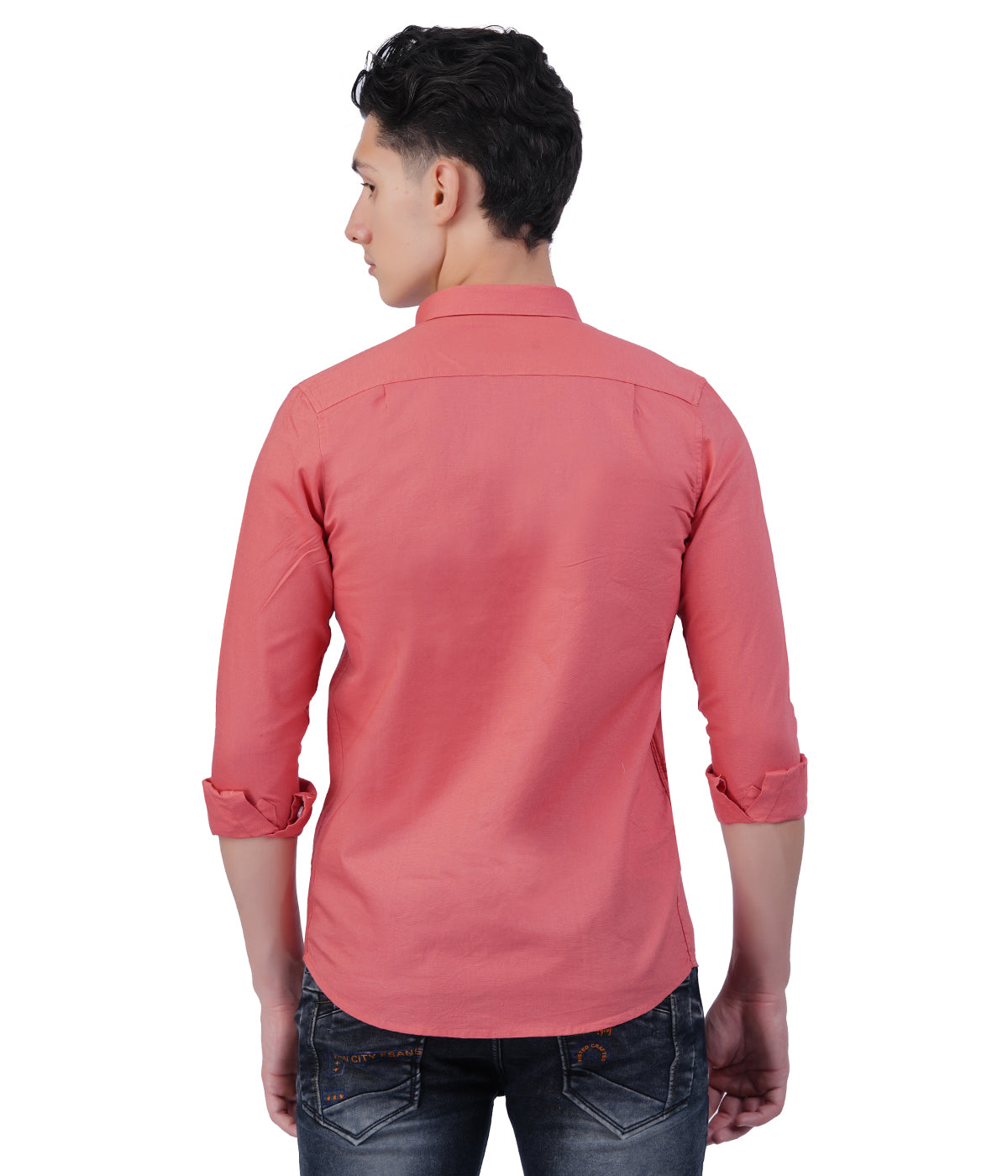 Men's Coral Shirt Full Sleeve