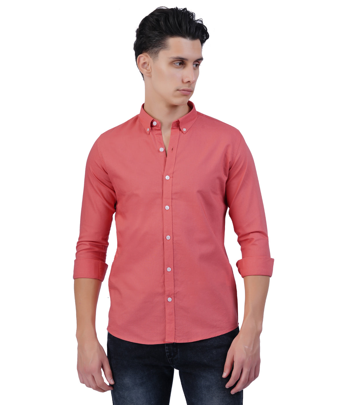 Men's Coral Shirt Full Sleeve
