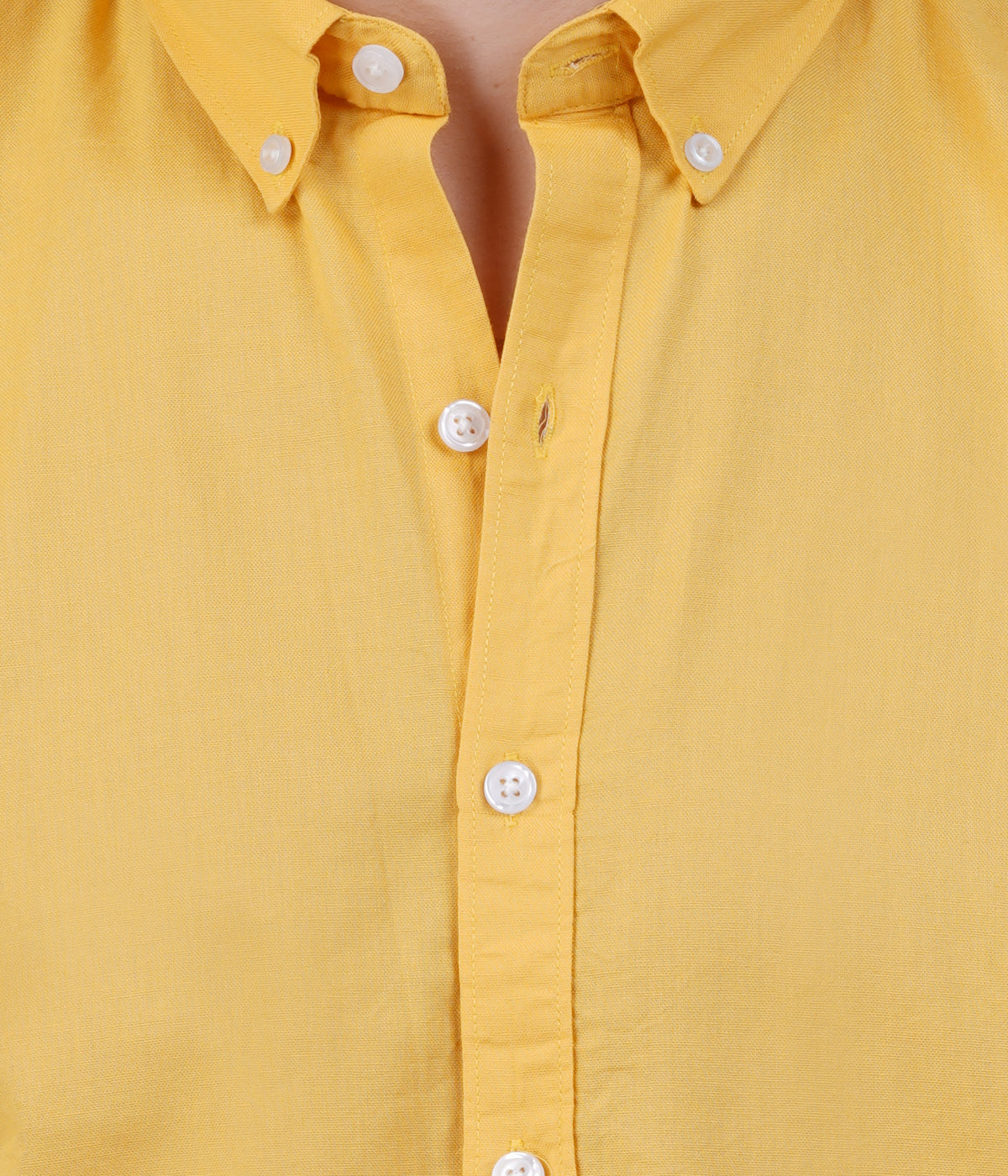 Men's Golden Yellow Shirt Full Sleeve
