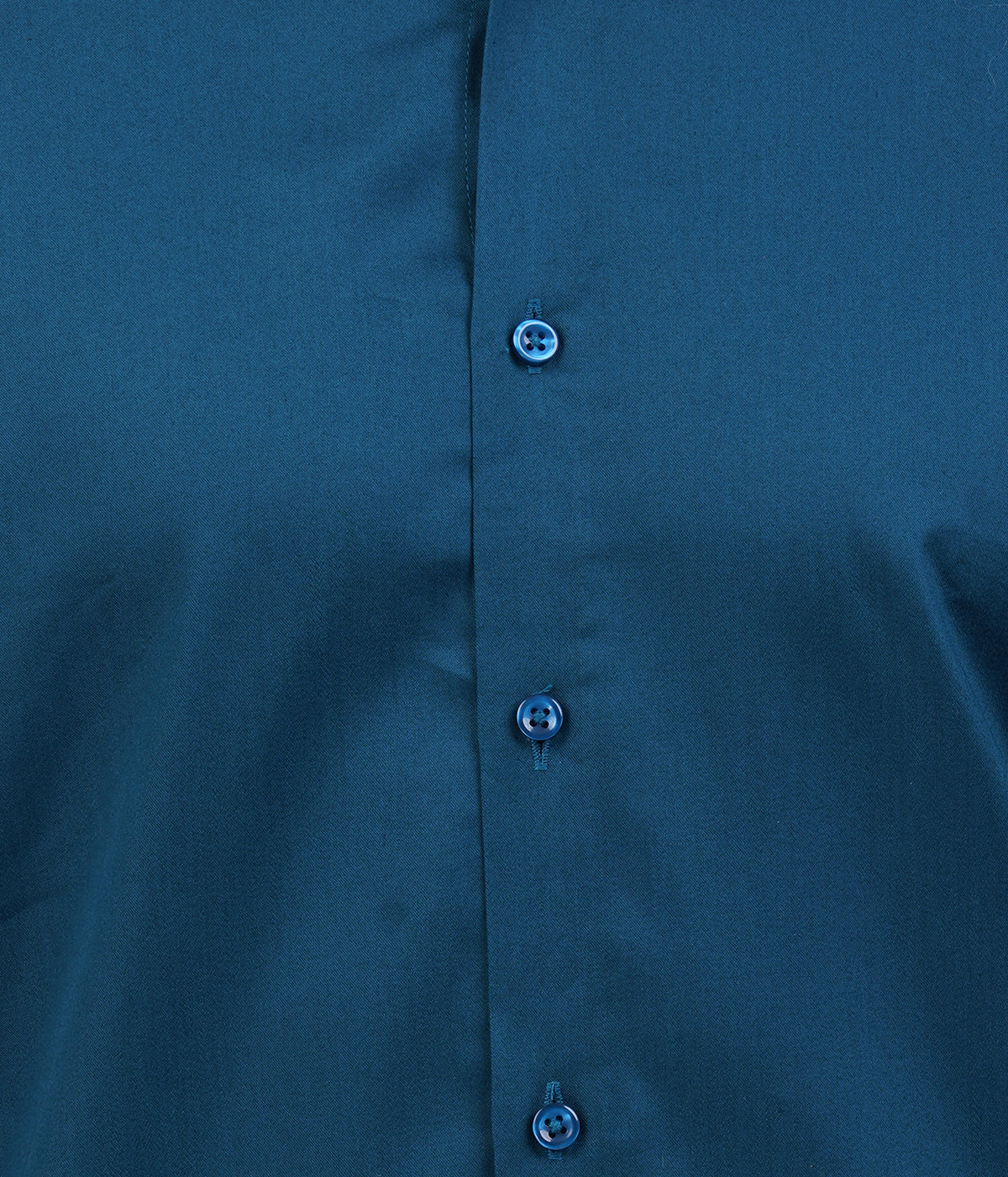 Men's Teal Blue Shirt with Full Sleeves
