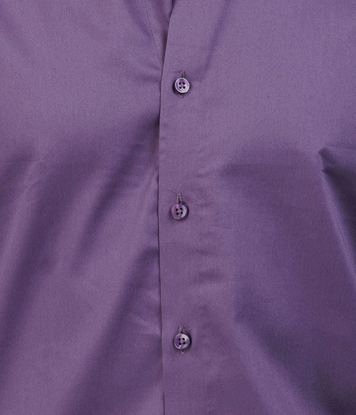 Men's Purple Mandarin Collar Shirt