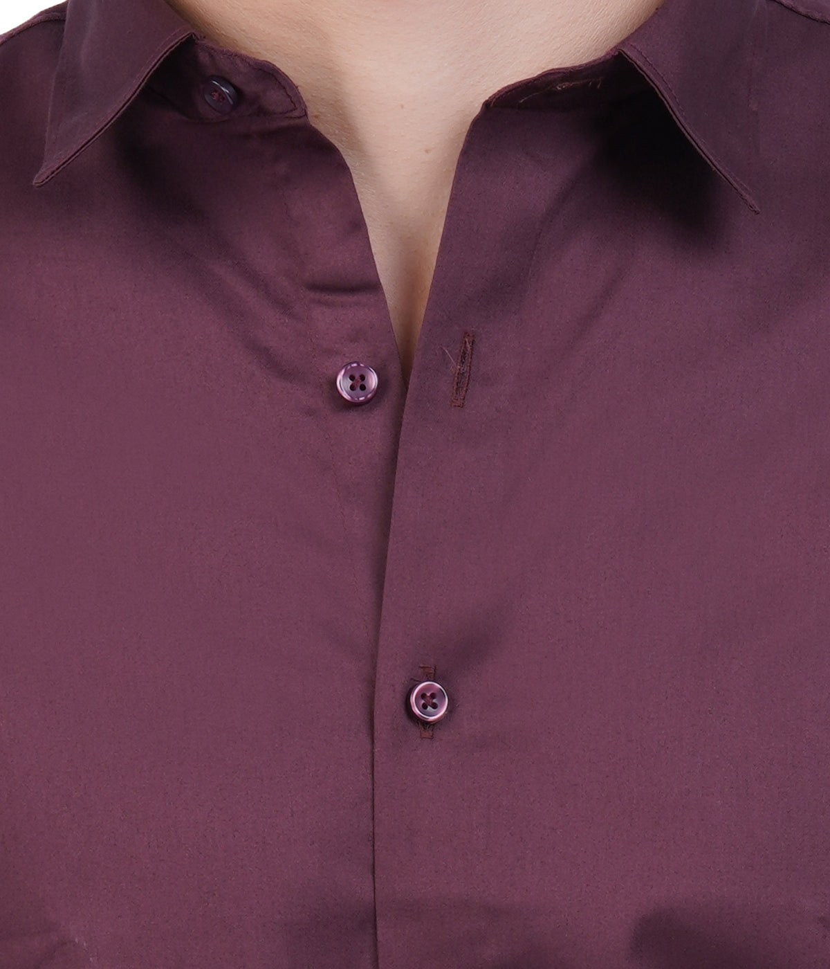 Men's Maroon Shirt – Full Sleeve Casual Shirt