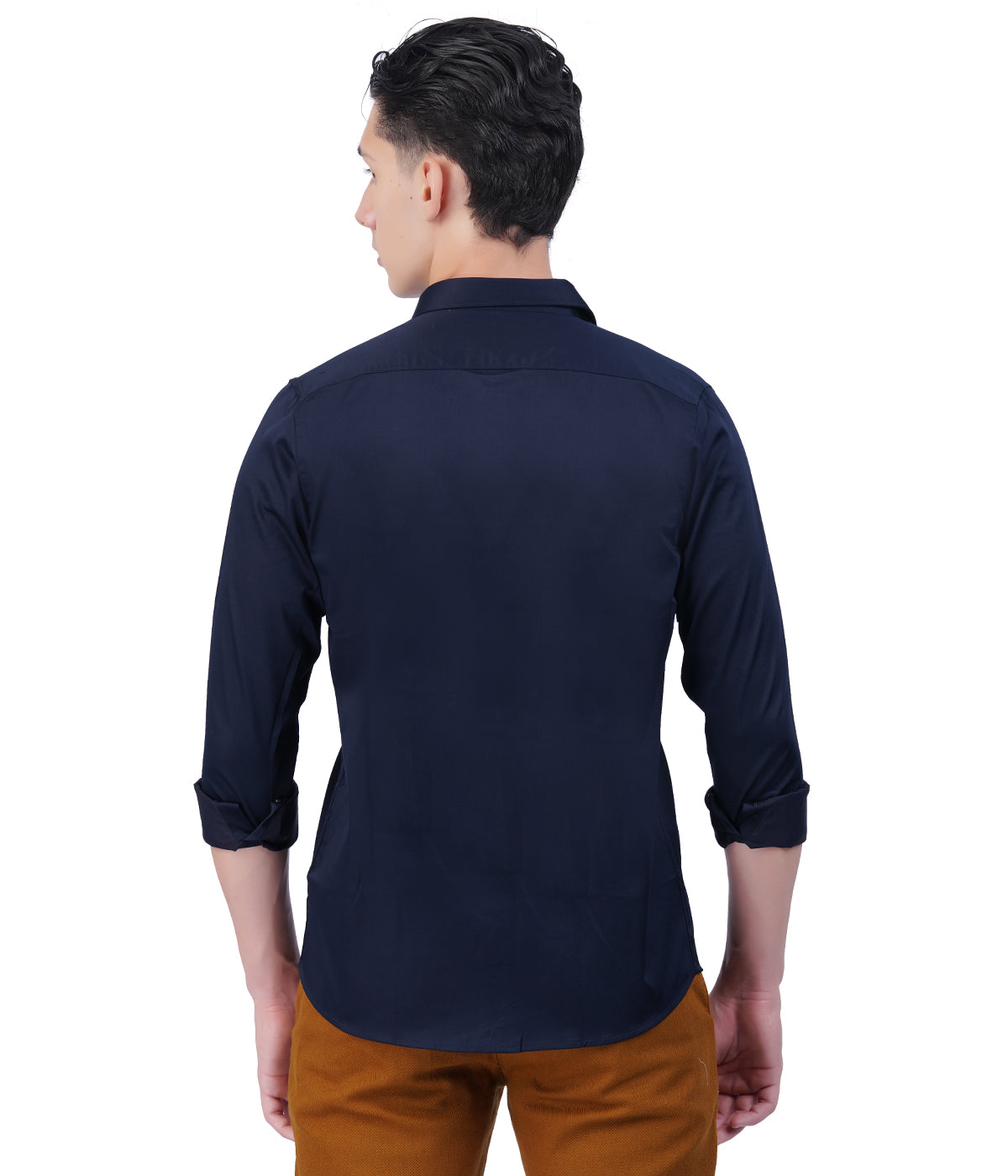 Men's Navy Blue Shirt – Full Sleeve Casual Shirt