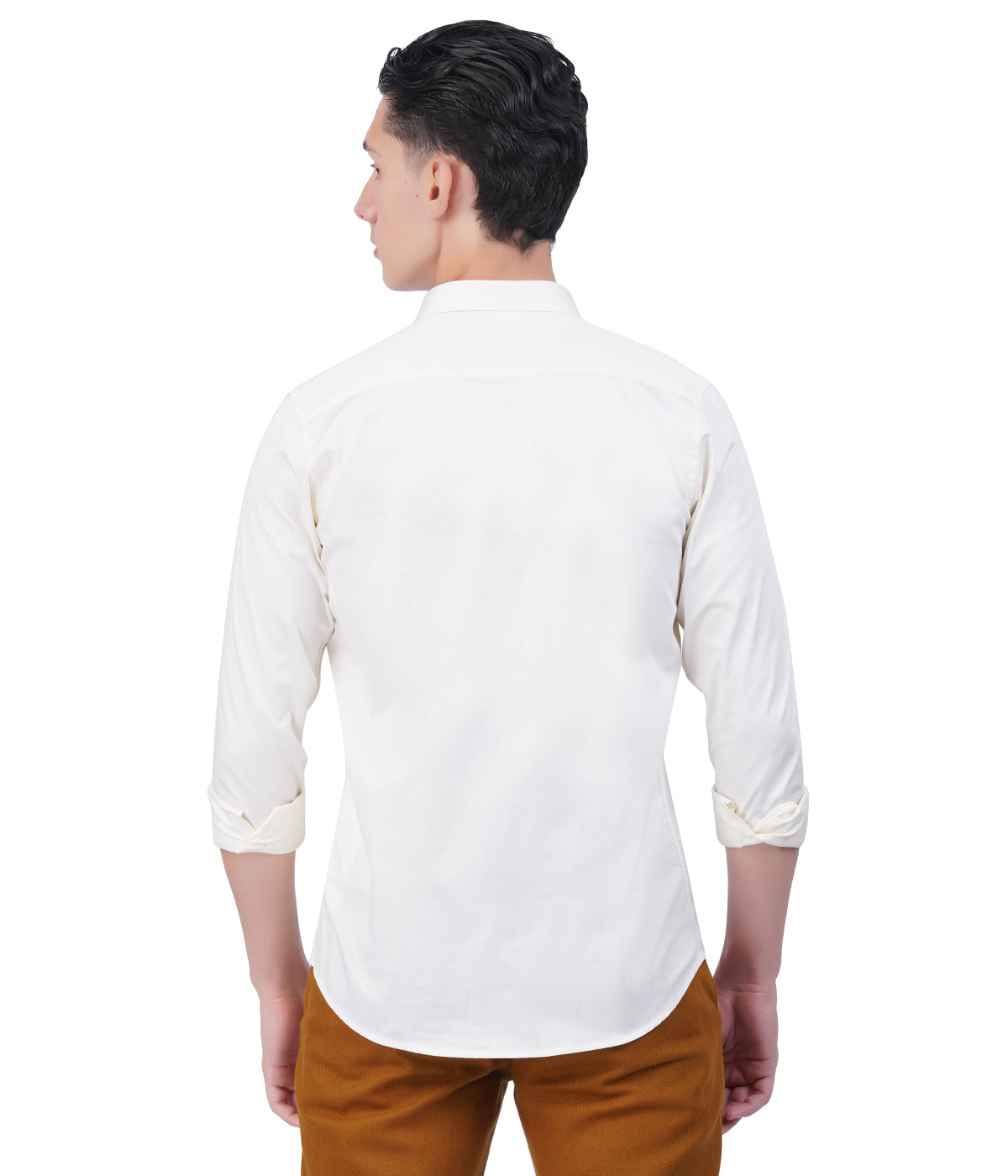 Men's White Formal Shirt – Full Sleeve Casual Shirt