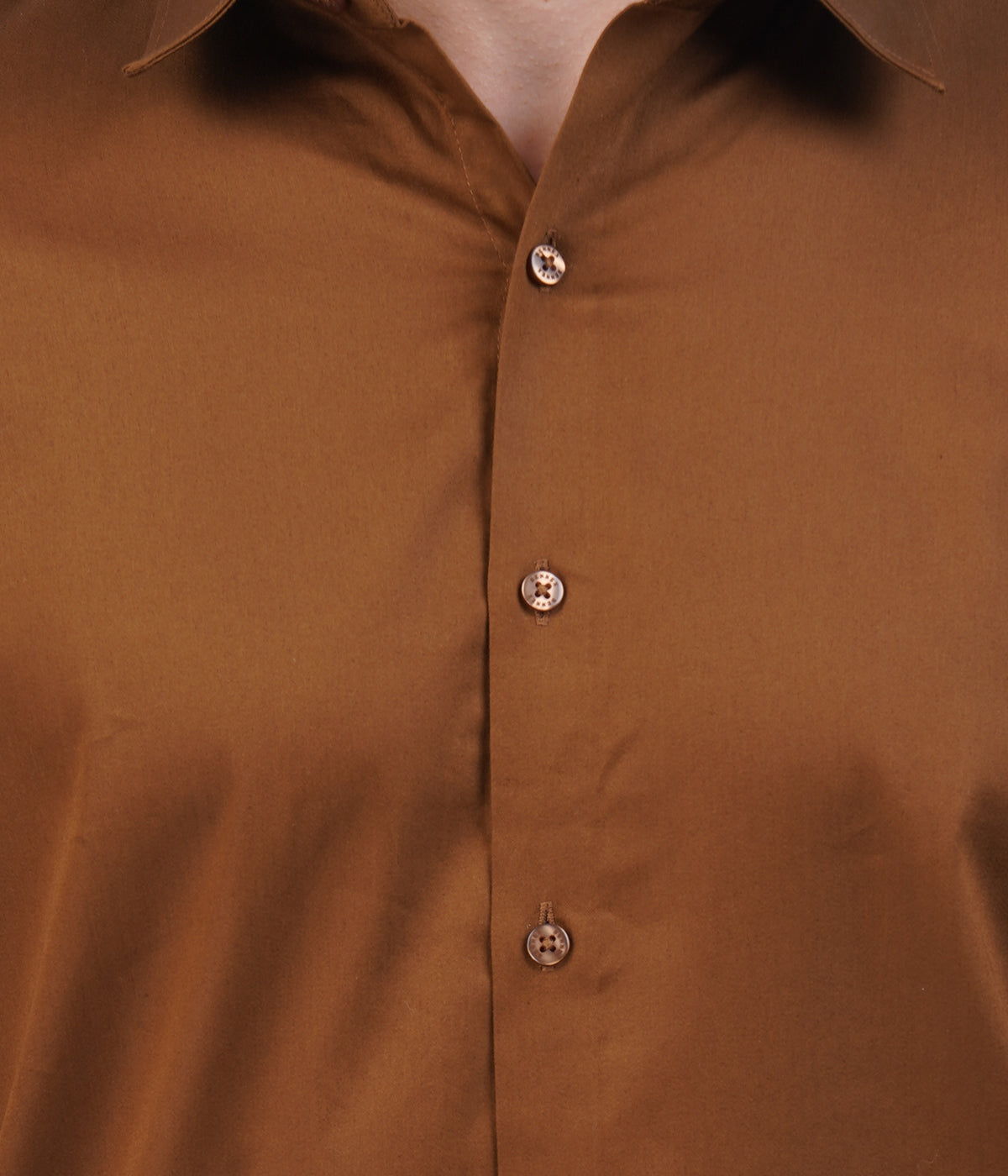 Men's Brown Shirt with Full Sleeves