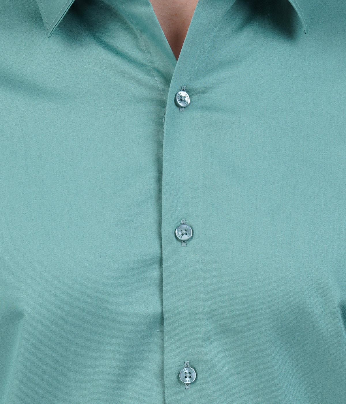Men's Teal Green Shirt with Full Sleeves