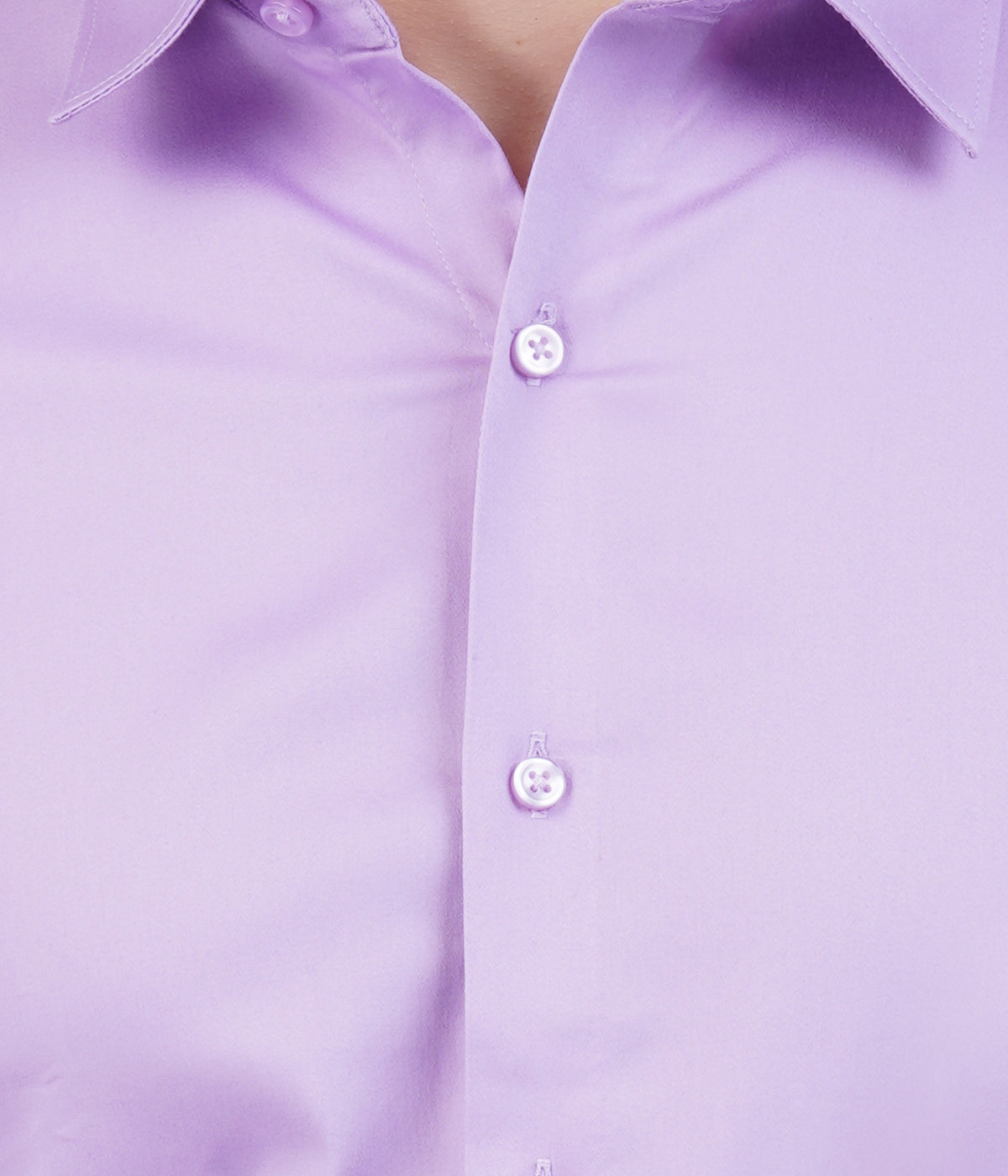 Men's Medium Lavender Shirt with Full Sleeves