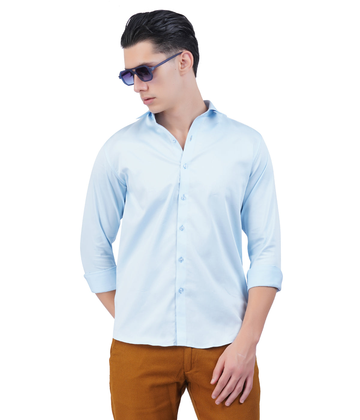 Men's Light Blue Formal Shirt