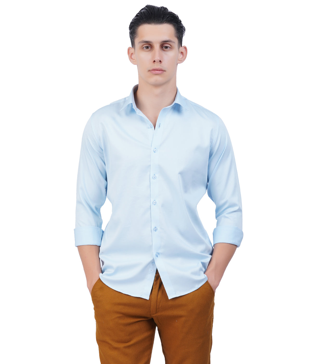 Men's Light Blue Formal Shirt