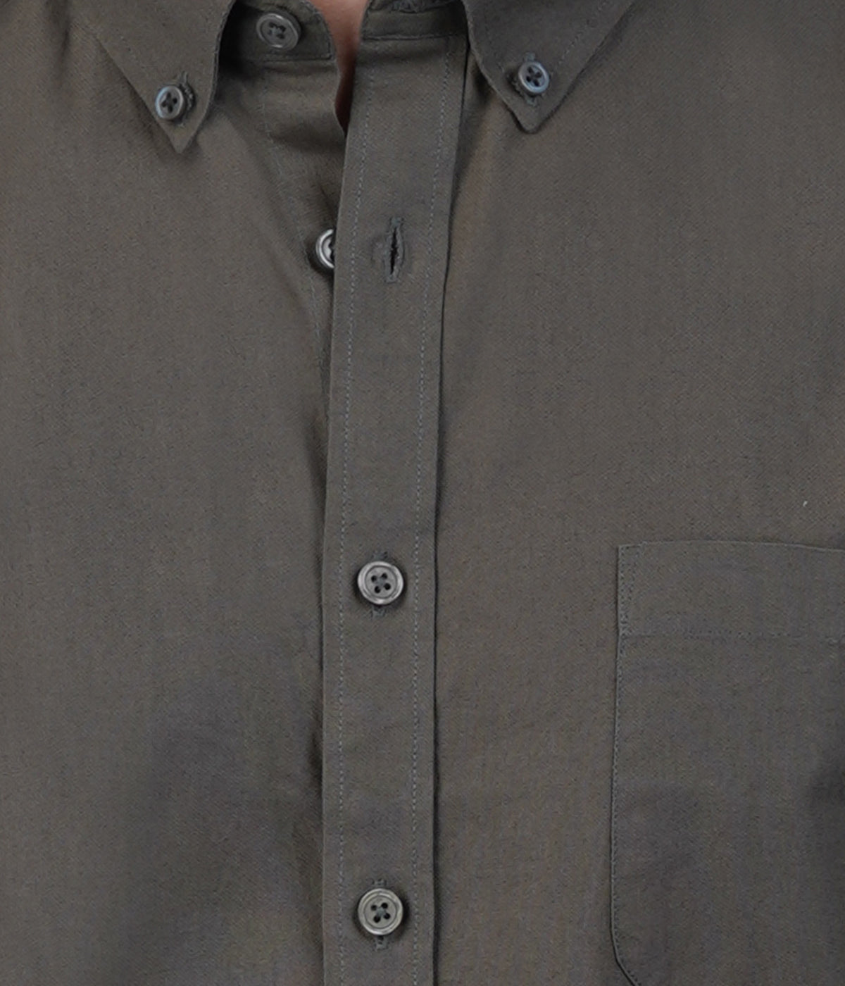 Men's Olive Grey Full Sleeve Shirt
