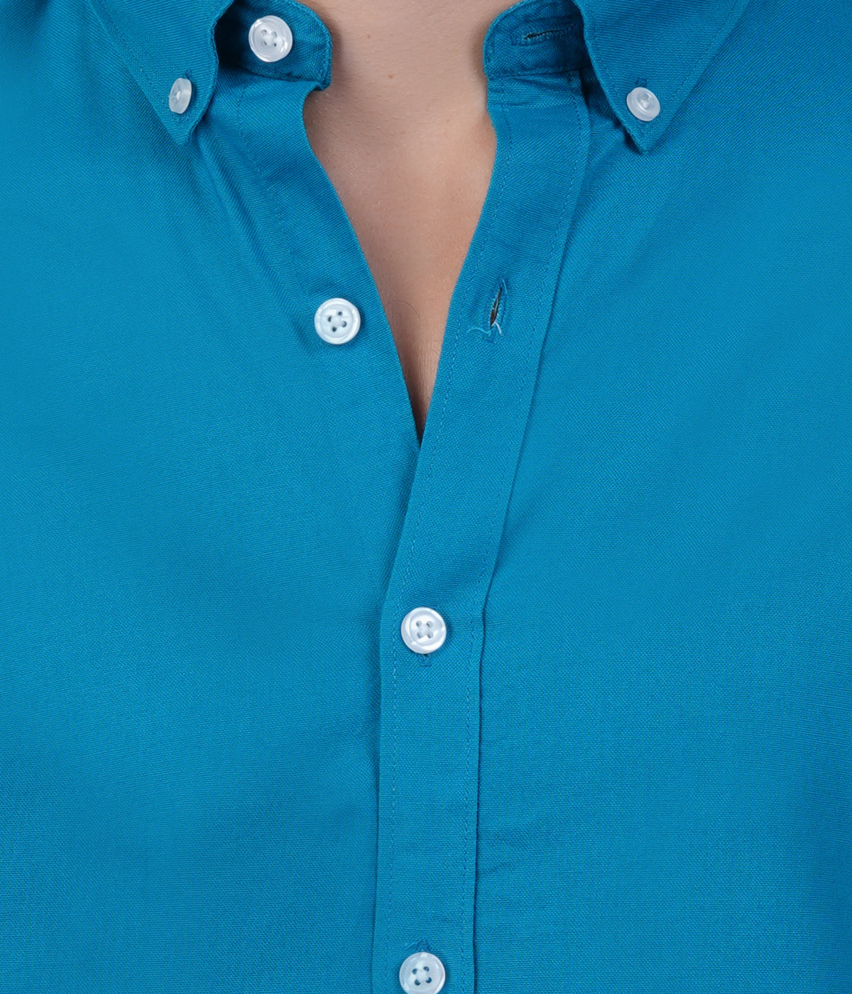 Men's Bright Blue Shirt Full Sleeve