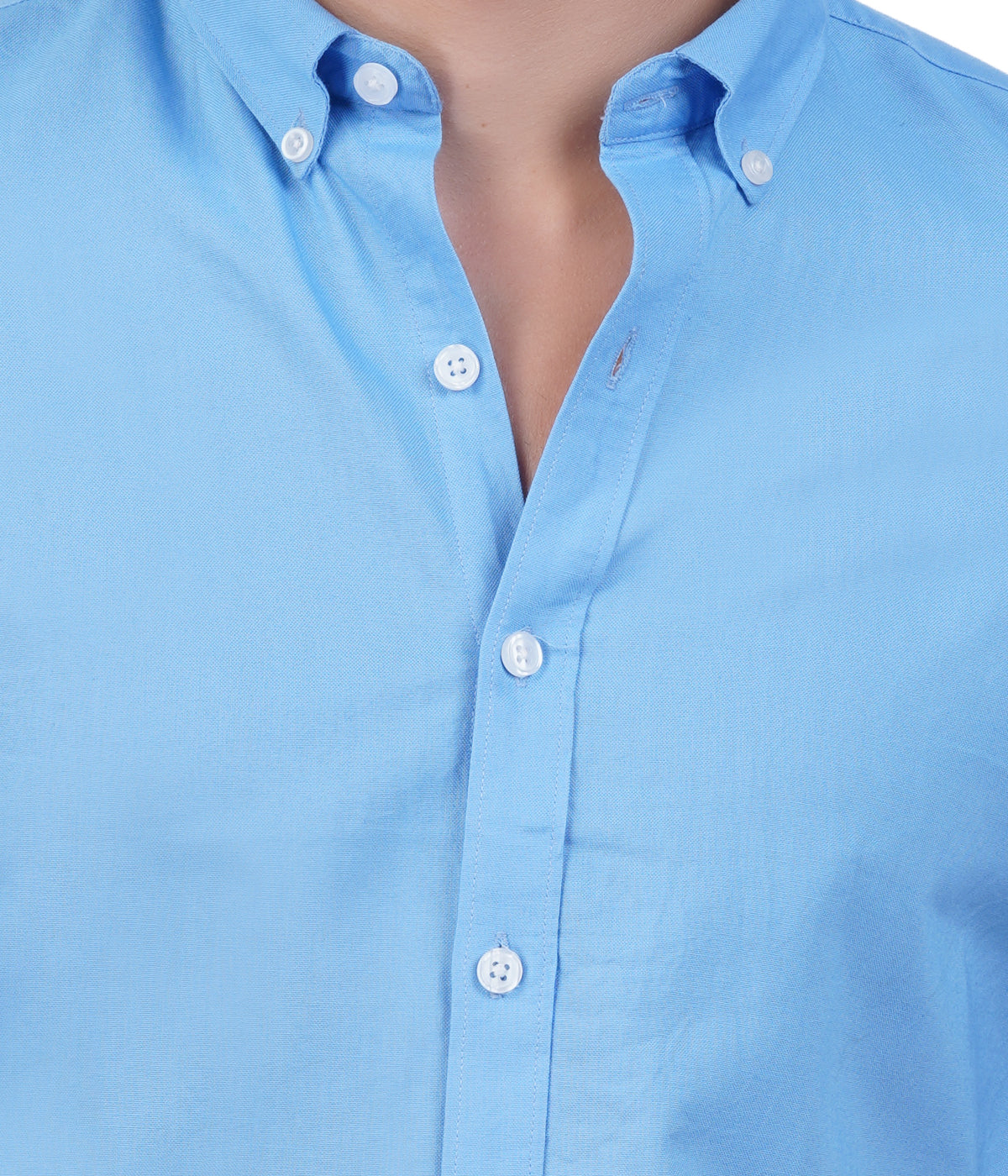 Men's Sky Blue Shirt – Full Sleeve Casual Shirt