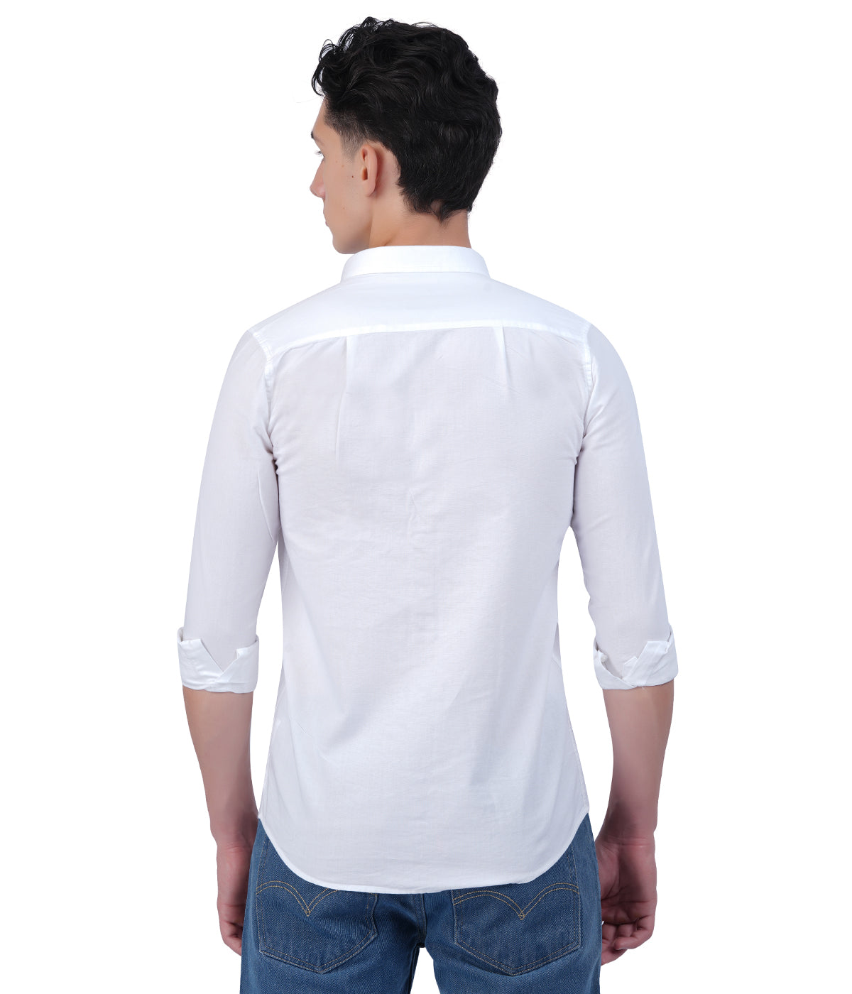 Men's Cloud White Full Sleeve Shirt