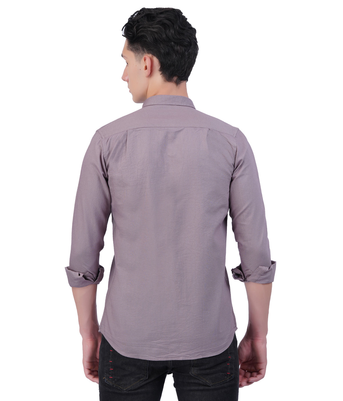 Men's Dusty Mauve Shirt – Full Sleeve Casual Shirt
