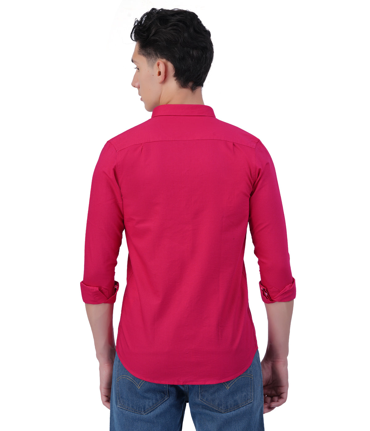 Men's Hot Pink Full Sleeve