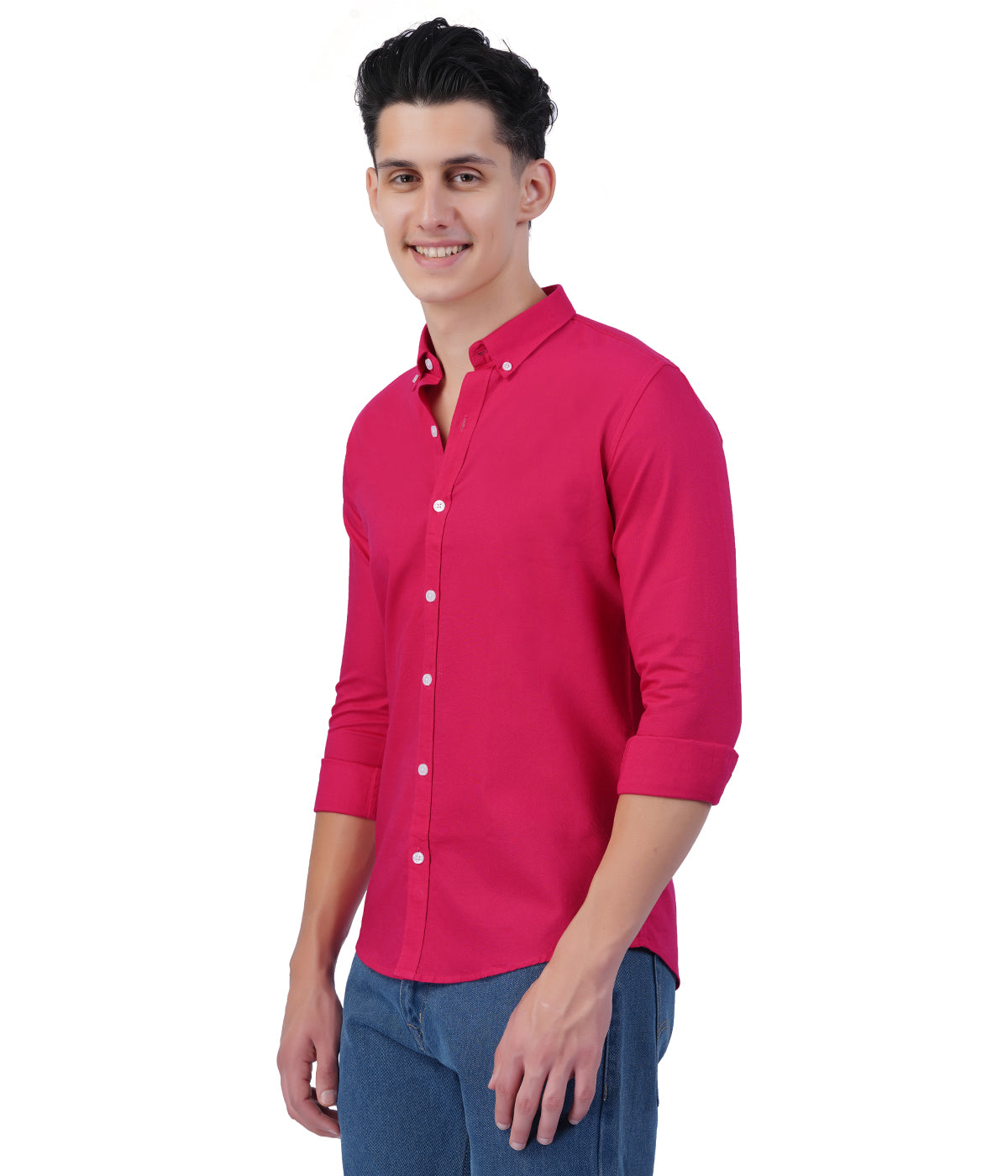Men's Hot Pink Full Sleeve