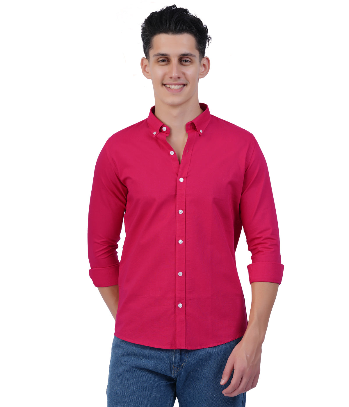 Men's Hot Pink Full Sleeve