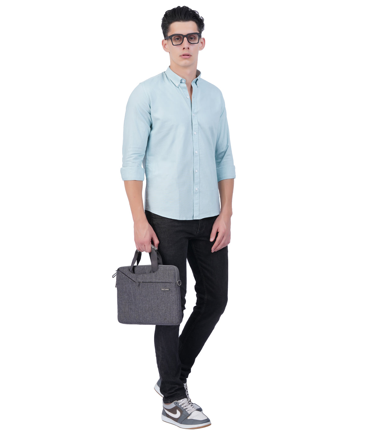 Men's Light Blue Shirt – Full Sleeve Casual Shirt