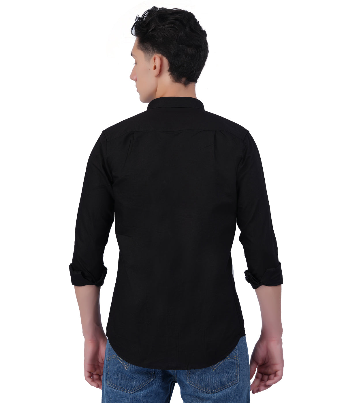 Men's Jet Black Full Sleeve