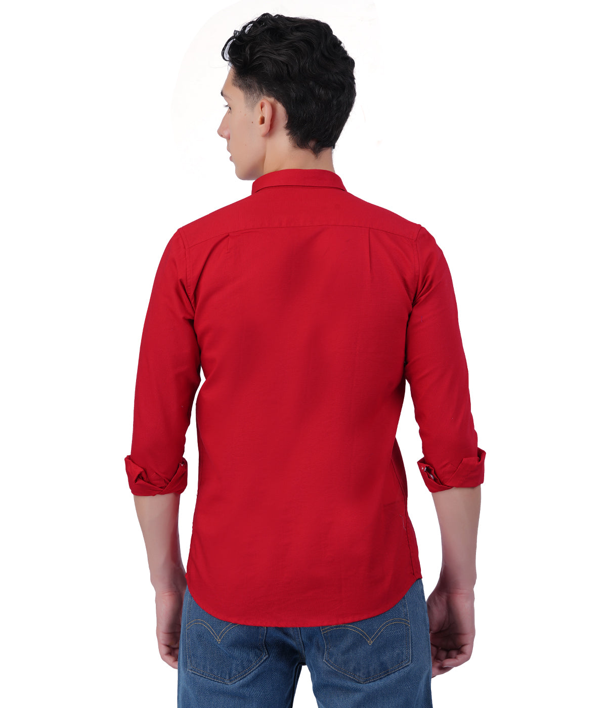 Men's Crimson Red Full Sleeve
