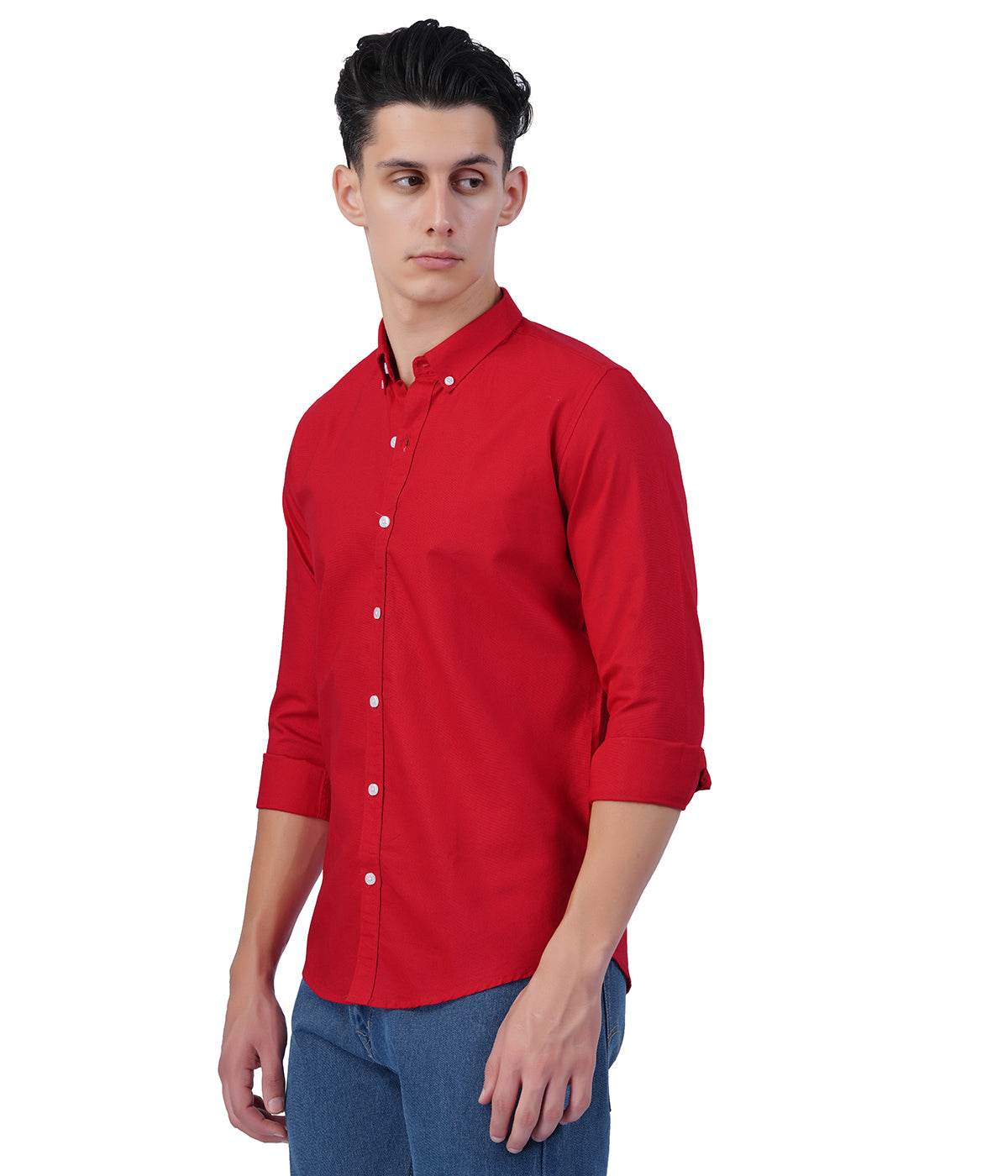 Men's Crimson Red Full Sleeve