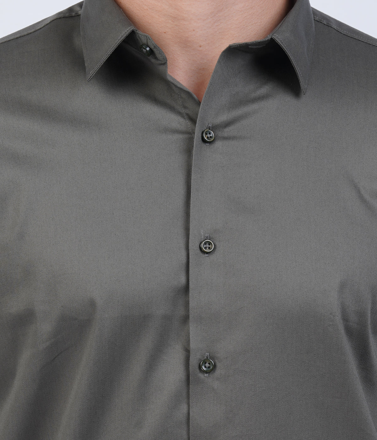 Men's Dark Grey Shirt with Full Sleeves