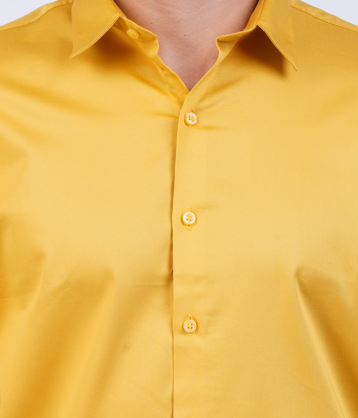 Men's Mustard Yellow Shirt with Full Sleeves