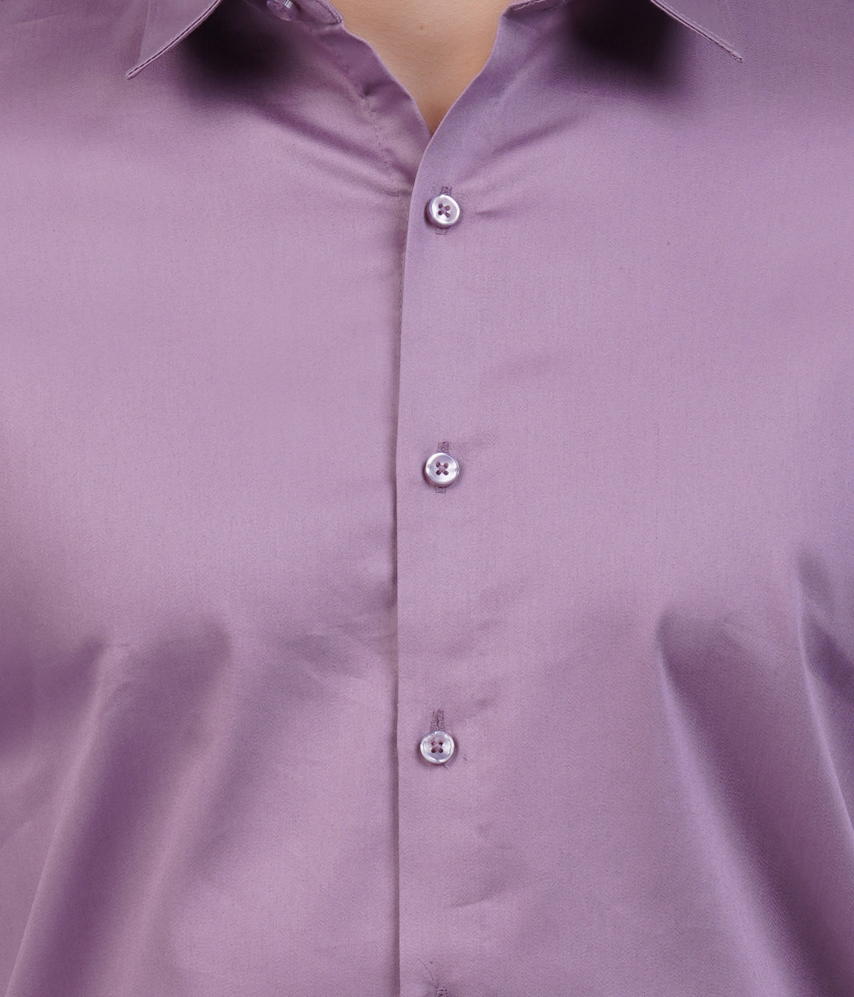 Men's Lavender Shirt with Full Sleeves